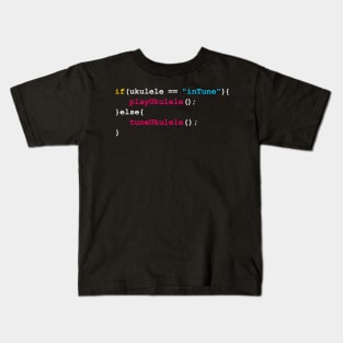 Tune Your Uke Funny Coding Kids T-Shirt
